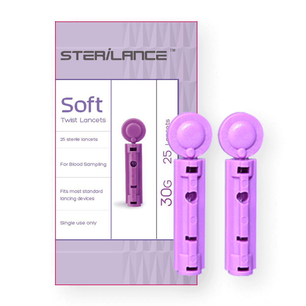bionime-sterilance-soft-disposable-blood-lancet-packaging